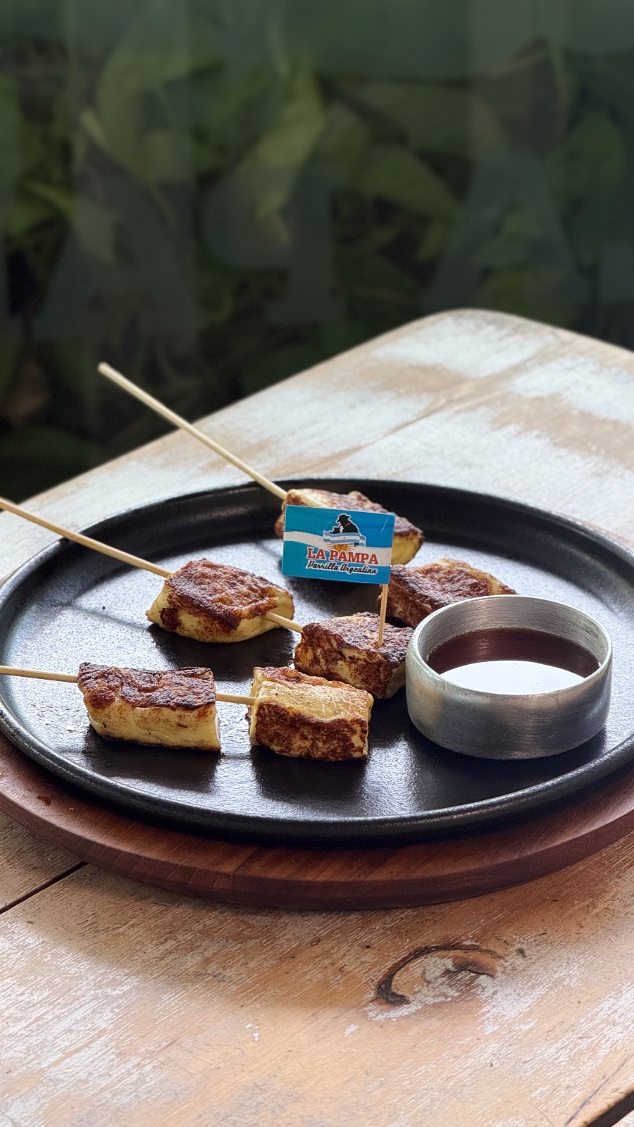Pinchos de queso Pampero