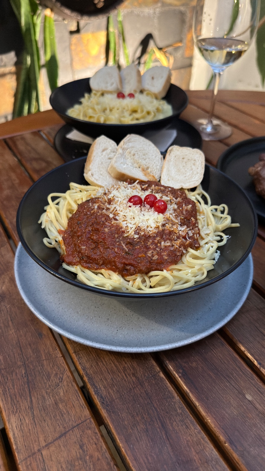 Pastas a la boloñesa