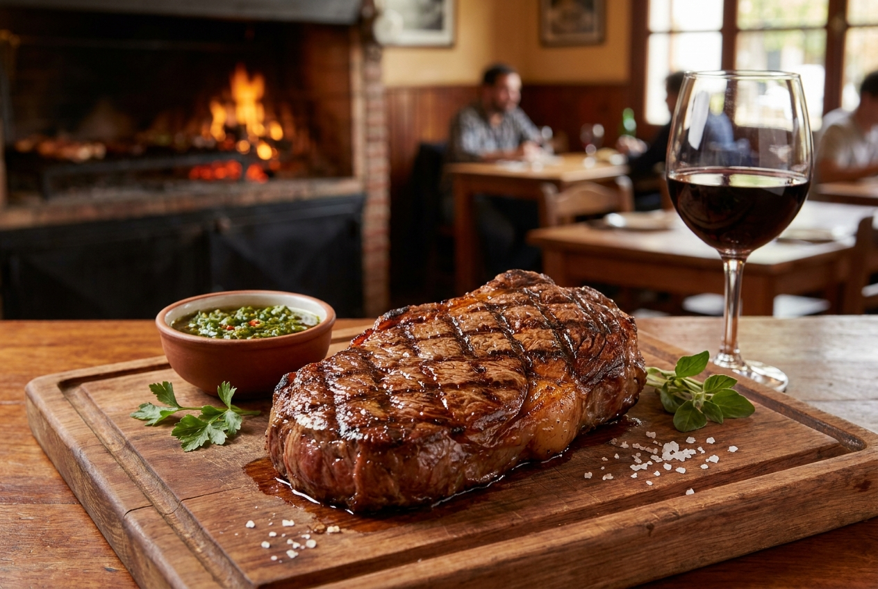 El bife de chorizo: el corte insignia de la parrilla argentina y cómo pedirlo en su punto