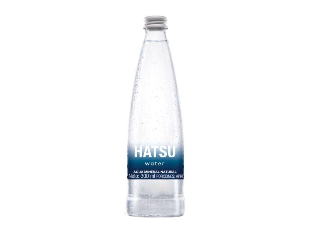 Agua hatsu con o sin gas