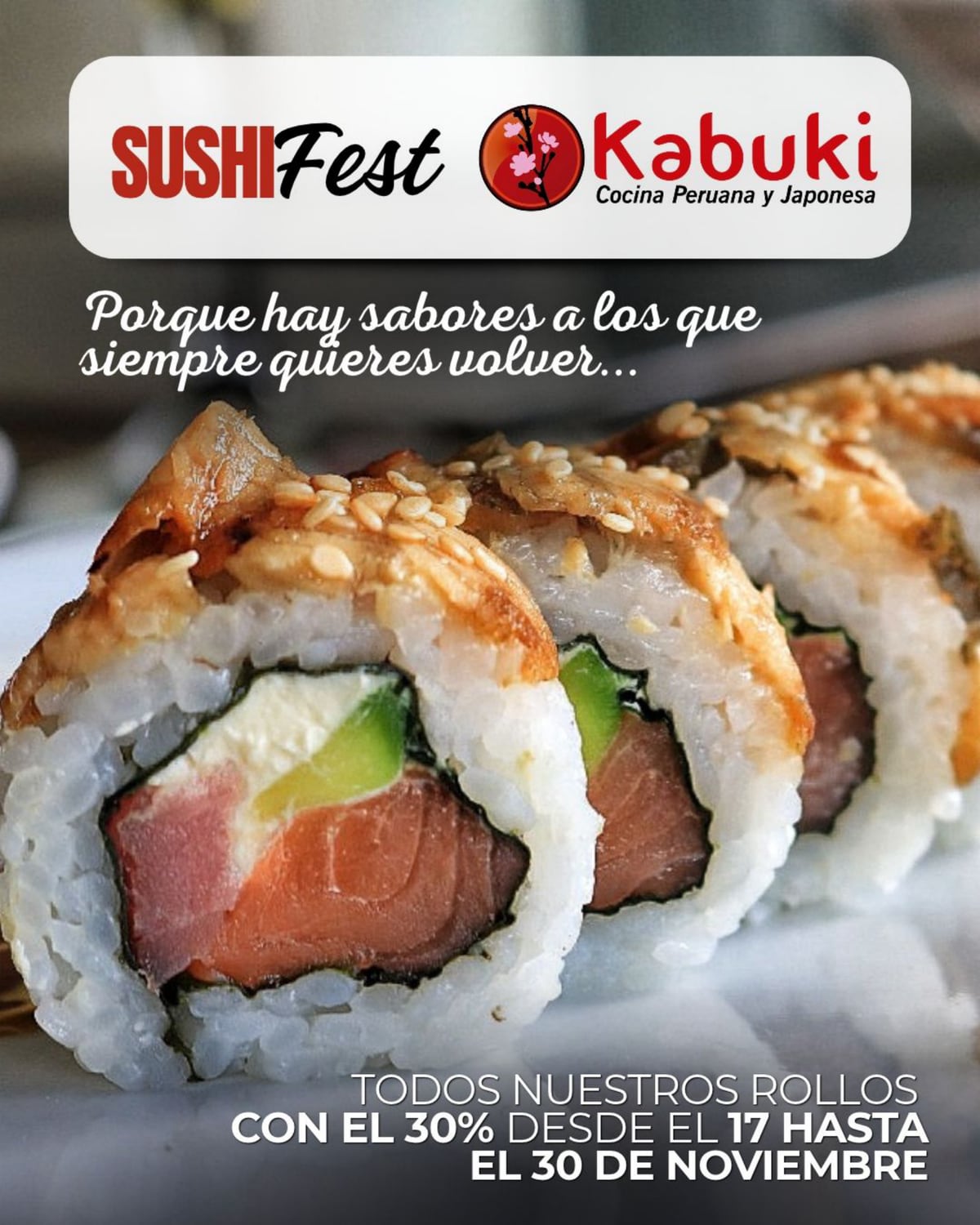 Sushi Fest en Kabuki
