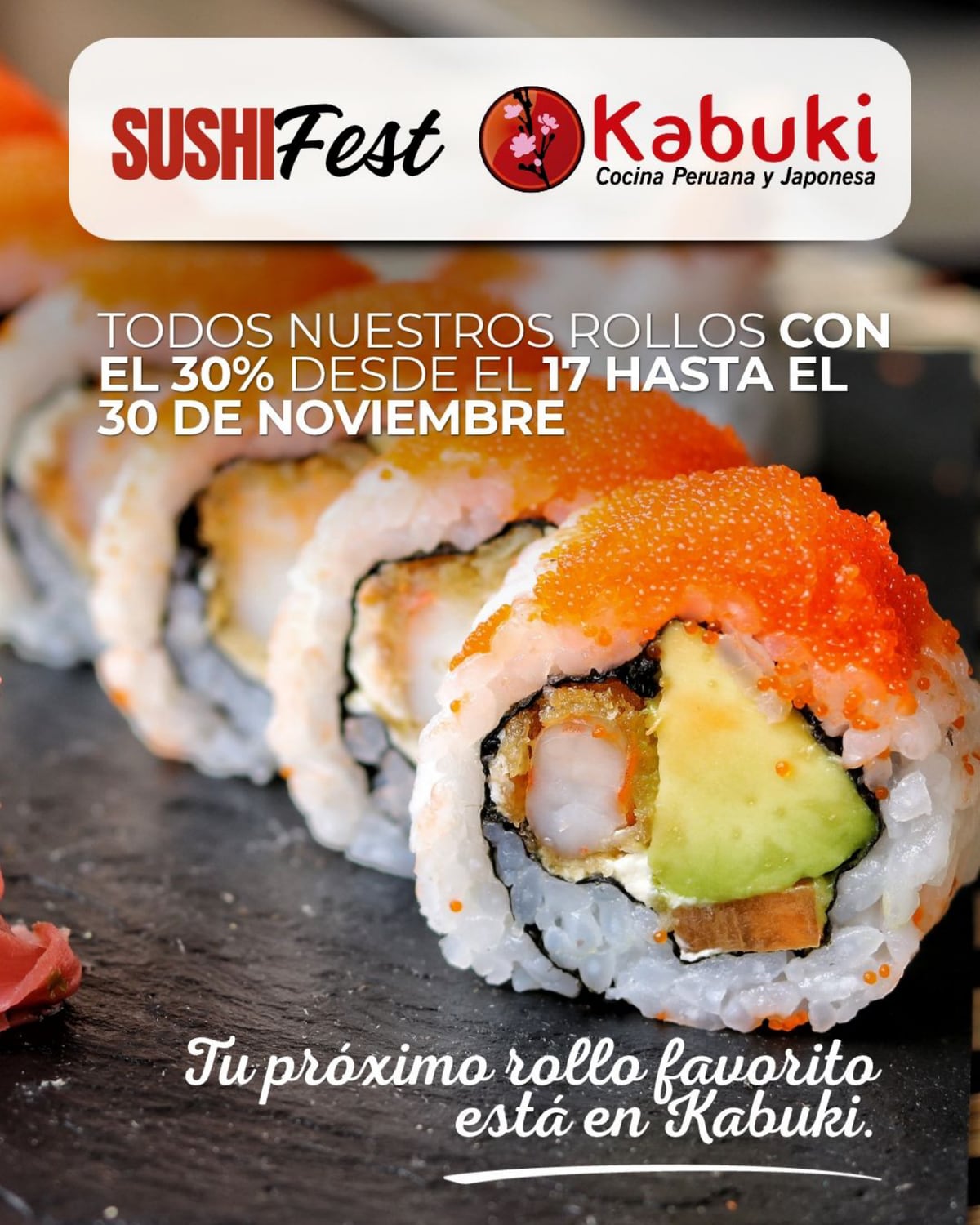 Sushi Fest en Kabuki